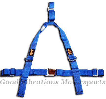 BUGGY BELTS 2in W/A LAP & Y W/A SHLDR BLUE
