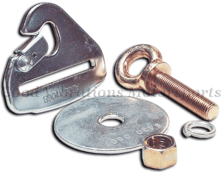 FLOOR MOUNTING SNAP W/ 2in EYE BOLT NUT & WASHER