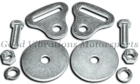 FLOOR MOUNTING KIT BOLT-IN END FITTING BOLT NUT & WASHER pr