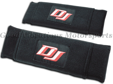 SHOULDER HARNESS PADS COTTON 2in Black pr  (Special Price!)
