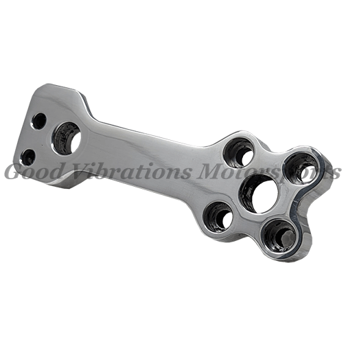 BARREL VALVE BRACKET BILLET ALUM. BILLET UPRIGHT INJECTOR HAT POLISHED (LONG)