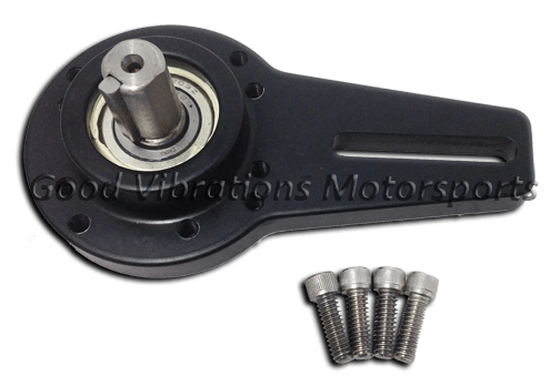 BELT DRIVE PUMP BRACKET DUAL PUMP PATTERN - BILLET