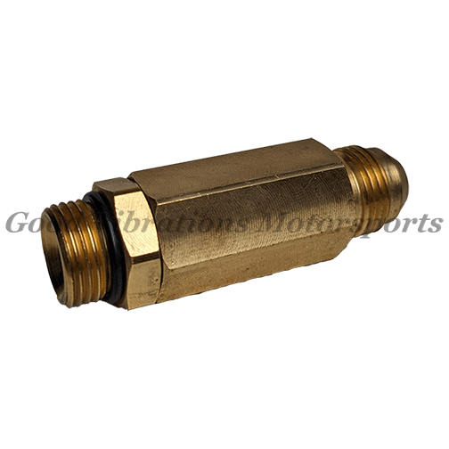 ENDERLE BRASS AN8 PORT CHECK VALVE (10 psi)