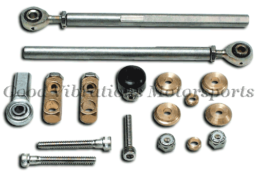 CARB LINKAGE KIT BBC TR DUAL INLINE CARBS -PROGRESSIVE