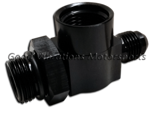 AN6-8 BULKHEAD HI-SPEED TEE FITTING