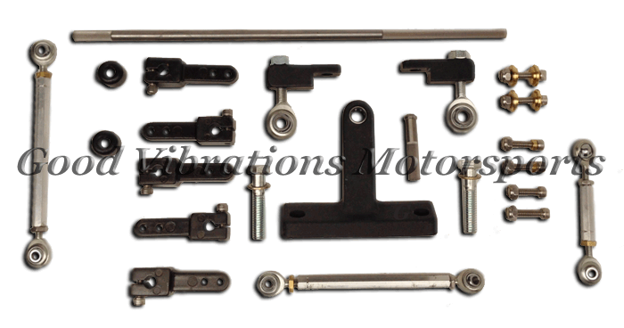 CARB LINKAGE KIT BBC TR DUAL S/SADDLE CARBS