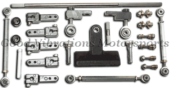 CARB LINKAGE KIT BBC TR DUAL ANGLED CARB -EDELBROCK TR2Y