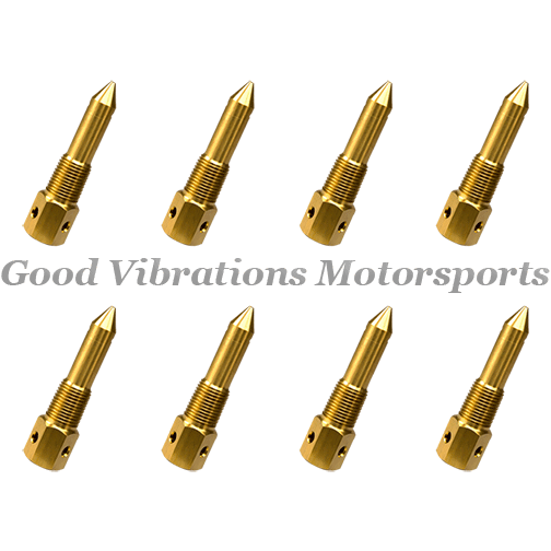 TOP NOZZLE BODY R TYPE (BLOWN GAS) BRASS or TUNNEL RAM (SHEET METAL INTAKE) (SET OF 8)