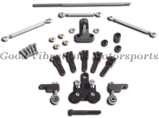 CARB LINKAGE KIT 460 FORD TR DUAL S/SADDLE (4500 DOMINATORS)