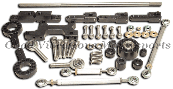 CARB LINKAGE KIT B&M 250 POWER CHARGER DUAL S/SADDLE CARBS