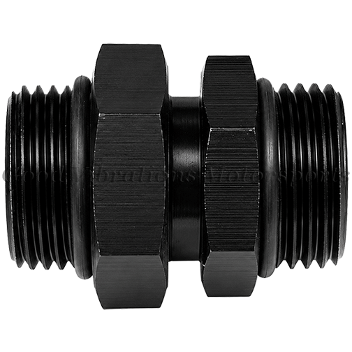 ALUMINUM BULKHEAD FITTING w/NUT AN12