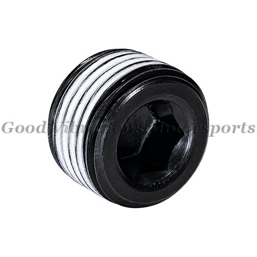 HEX PLUG STEEL 1/8 INT HEX - BLACK (ea)