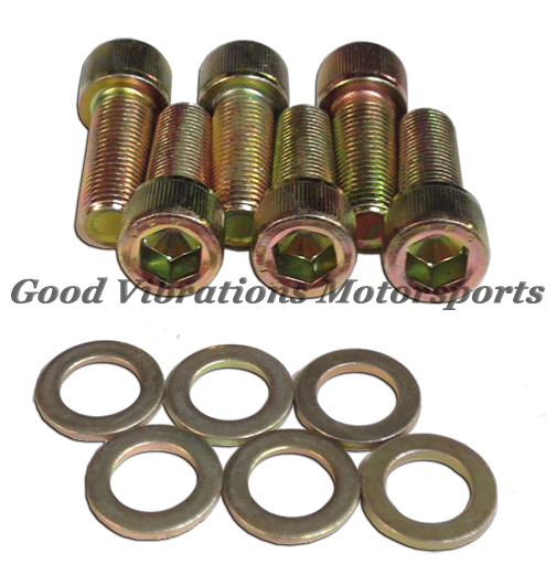 BLOWER PULLEY SOCKET BOLTS & WASHERS 3/8-24  X 1.00 (6pk)