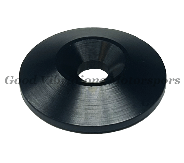 BODY WASHER FC. ALUM #10 x .872 OD C/S - BLACK