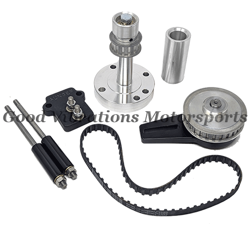 BELT PUMP DRIVE ASSY - SB FORD w/ BILLET MANDREL