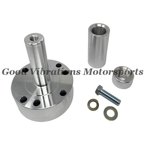 BILLET BELT DRIVE CRANKSHAFT FLANGE MANDREL BIG BLOCK FORD