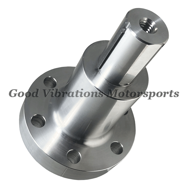 BELT DRIVE CRANKSHAFT MANDREL ALUM - BLOWER (MALE REGISTER)