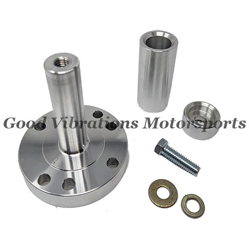 BILLET BELT DRIVE CRANKSHAFT FLANGE MANDREL SMALL BLOCK FORD