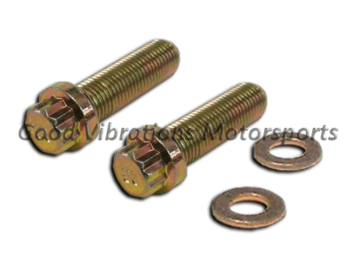 12pt 1/4-20 BOLTS & WASHERS - FITS K-STYLE BARREL VALVE & THICK .300in THROTTLE BRACKET (pr)