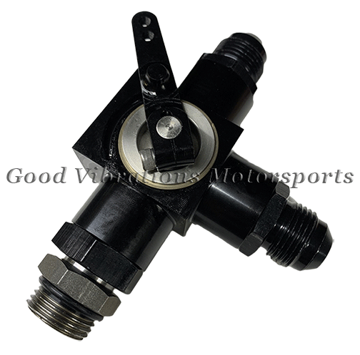 WATERMAN SHUTOFF VALVE 3-WAY AN10 w/ AN10 FITTINGS