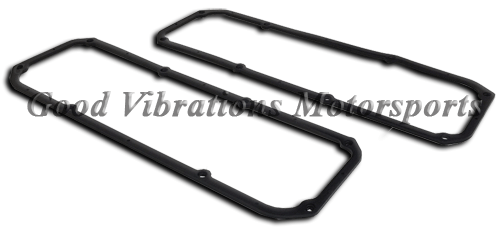 VALVE COVER GASKET FORD 351C & 400 BLACK RUBBER WITH STEEL CORE pr