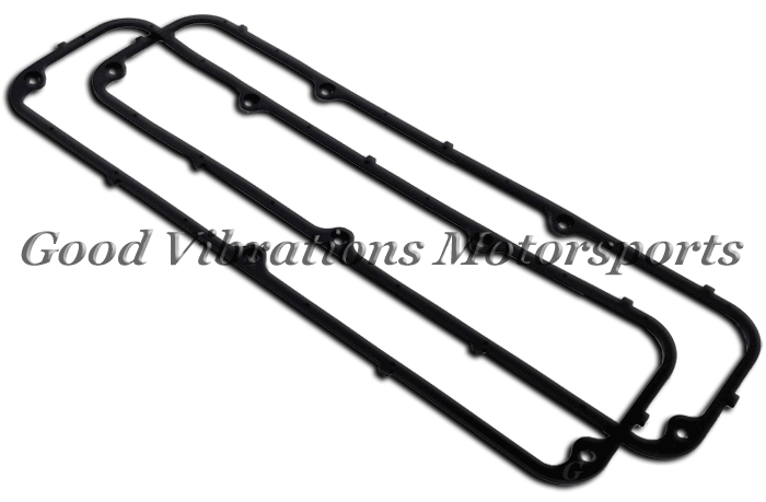 VALVE COVER GASKET FORD 332-428 & FE BLACK RUBBER WITH STEEL CORE pr