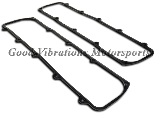 VALVE COVER GASKET OLDS 330-455 BLACK RUBBER WITH STEEL CORE pr