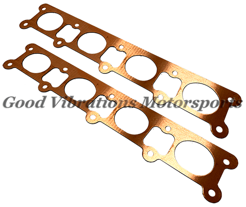 COPPER EXHAUST GASKET NON-EMBOSS D-PORT BRAD ANDERSON FATHEAD 6-8X-10X (.064 THICK) pr