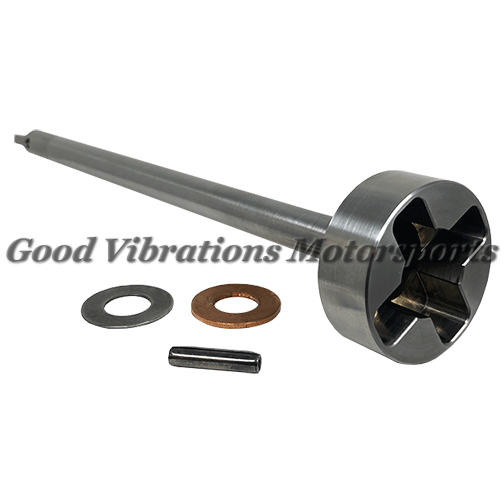 SHAFT STD DECK CHEVY MAGNETO BASE. CROSS DRIVE
