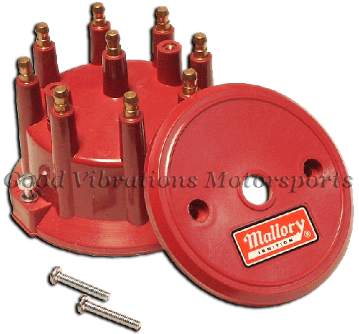 SUPER MAG STACK CAP HEI w/ WIRE RETAINER -RED