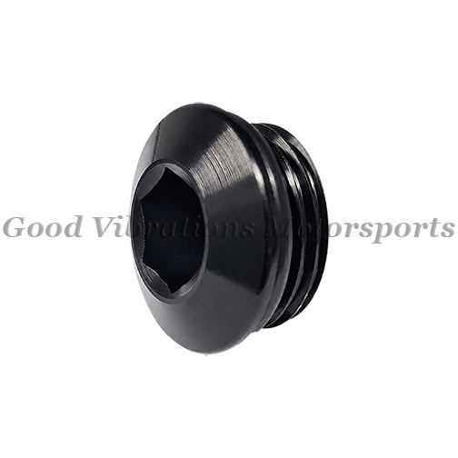 AN3 BUTTONHEAD PLUG BLACK