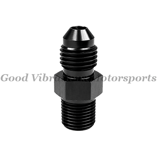 ADAP STRAIGHT AN4 - 1/8 NPT BLACK