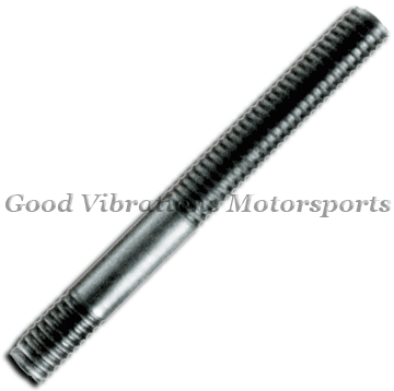 BLACK-OXIDE STEEL STUD 5/16-18 x 2in