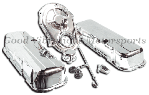 CHROME BBC 396-502 (1965-95) ENGINE DRESS-UP-KIT - TALL VALVE COVER