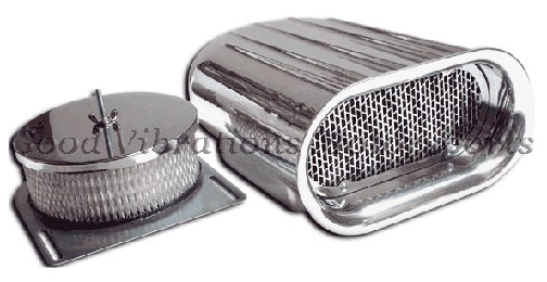 HILBORN-STYLE SCOOP POLISH ALUM FINNED SINGLE w/ FILTER