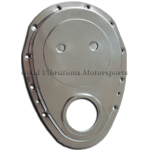 TIMING COVER SBC POLISHED ALUM