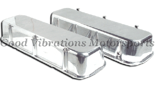 VALVE COVER CAST ALUM TALL PROFILE BBC. POLISHED pr