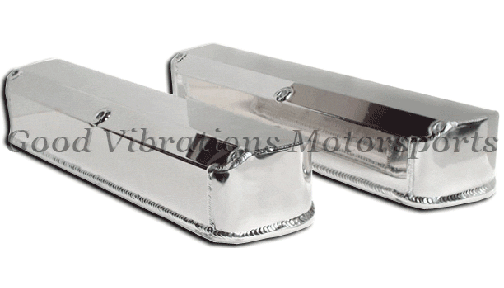 VALVE COVER FABRICATED ALUM SB 289-351W FORD. POLISHED. INCLUDES HARDWARE pr