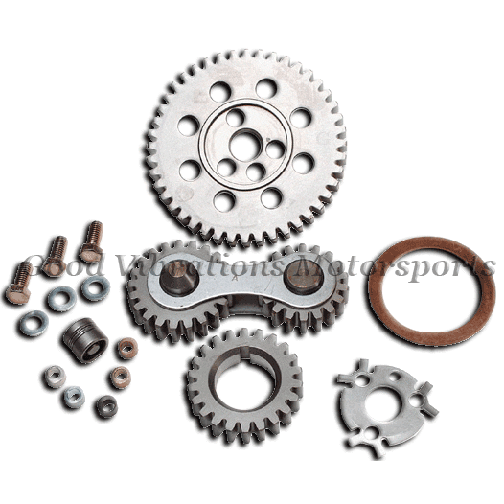 GEAR DRIVE KIT DUAL IDLER SBC