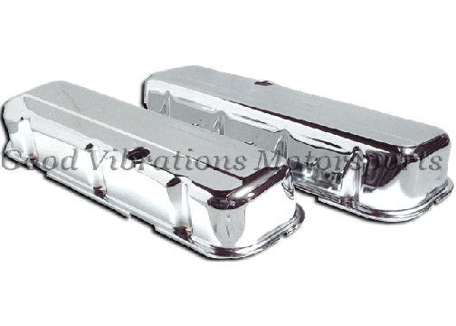 VALVE COVER STEEL TALL PROFILE BBC CHROME pr
