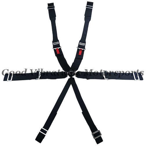 6PT CAM HARNESS 3in W/A LAP (PULL DOWN) & 2in TWIN SHLDR (for HANS). T/S sfi 16.1 EXP:  ___/___    ___