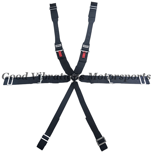 6PT CAM HARNESS 3in W/A LAP & 2in TWIN SHLDR (for HANS). T/D sfi 16.1 EXP:  ___/___    ___