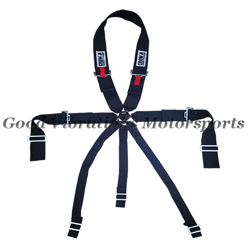 7PT CAM HARNESS 3in W/A LAP. LOOP SHLDR. w/ BLACK NOMEX FIRE RETARDANT COVER sfi 16.1 EXP:  ___/___    ___