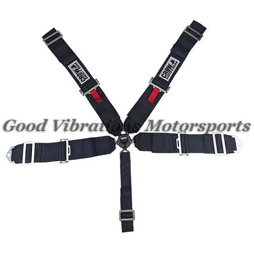 5PT CAM HARNESS 3in B/I LAP. W/A TWIN SHLDR. w/ BLACK FIRE RETARDANT COVER. sfi 16.1 EXP:  ___/___    ___