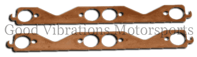 COPPER EXHAUST GASKET NON EMBOSS SBC 1.500 ROUND pr (Special Price!)