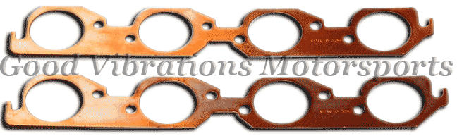 COPPER EXHAUST GASKET NON EMBOSS BBC (ALSO BIG CHIEF) 2.385 ROUND pr