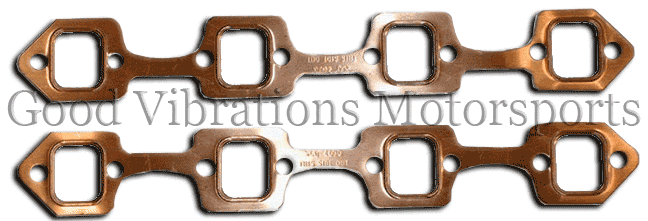 COPPER EXHAUST GASKET EMBOSS 260-351W FORD STOCK pr