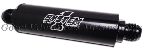 FUEL FILTER INLINE BILLET LONG 2x9in 30 MICRON AN8