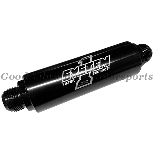HEAVYWEIGHT OIL/FUEL FILTER INLINE BILLET LONG 2.25x9in 75 MICRON AN16