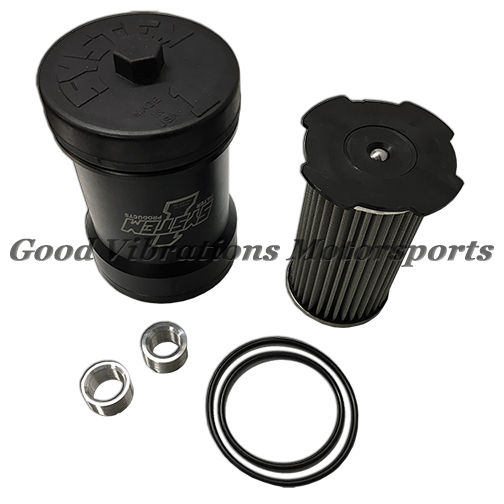 OIL FILTER SPIN-ON BILLET 3.75 x 5.75in UP TO 70wt BUNA (INCLUDES 3/4 AND 13/16 INSERT)